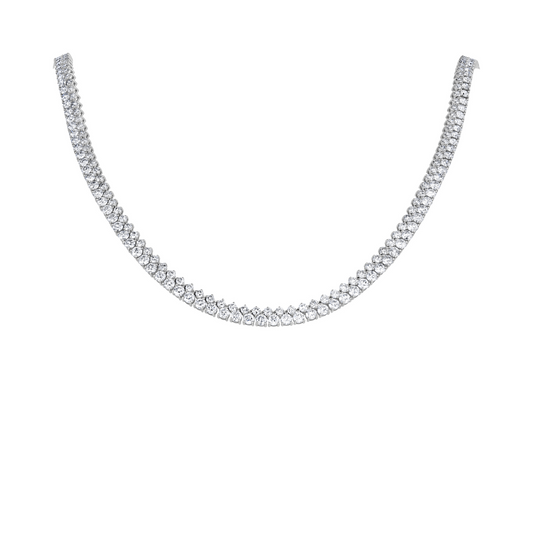 Claudia Double Diamond Necklace
