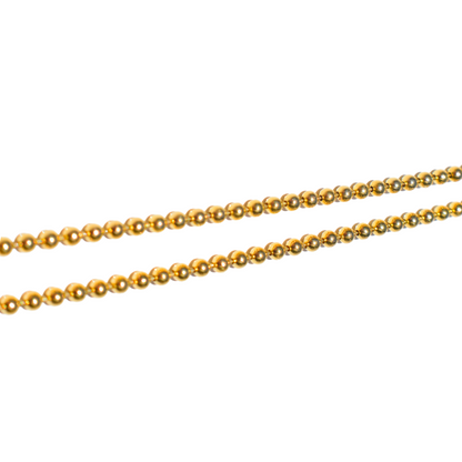 Gold Ball Chain Necklace