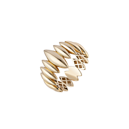 Multi Marquise Golden Ring