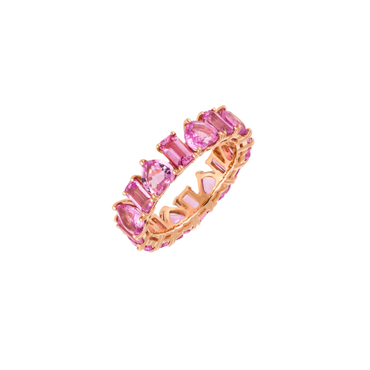 Pink Sapphire Multi-Shape Ring