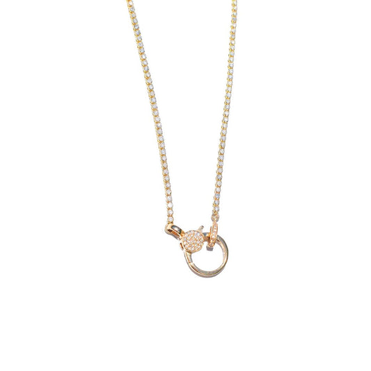 Diamond Necklace with Clasp