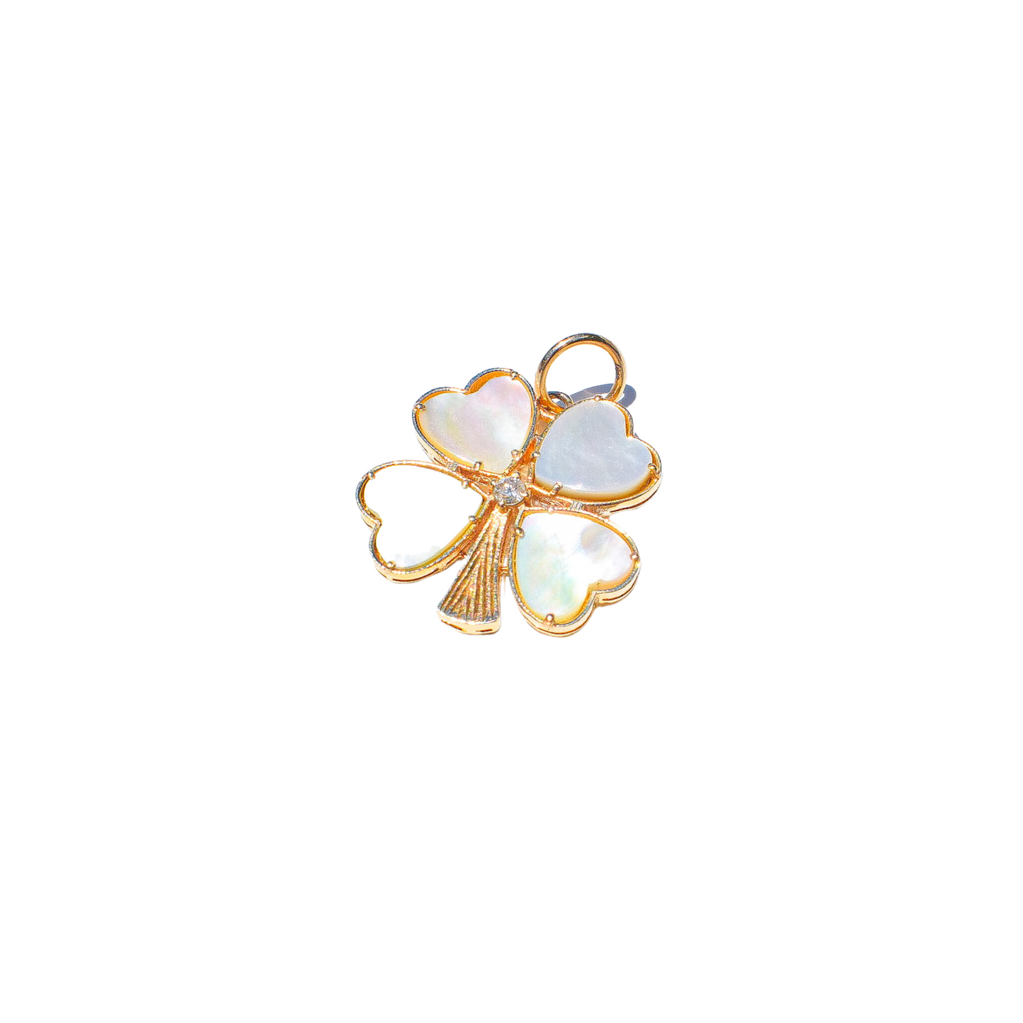 Mother of Pearl Clover Pendant