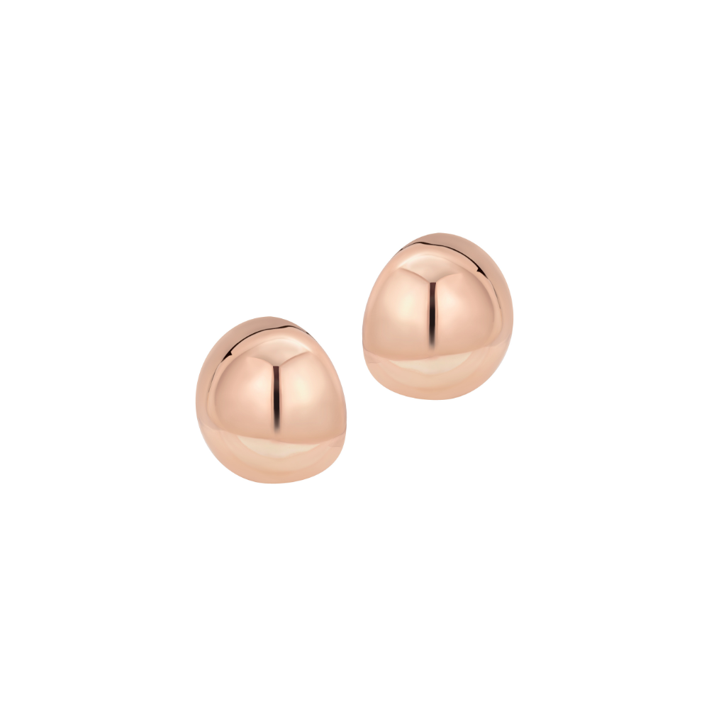 Single Ball Gold Earrings