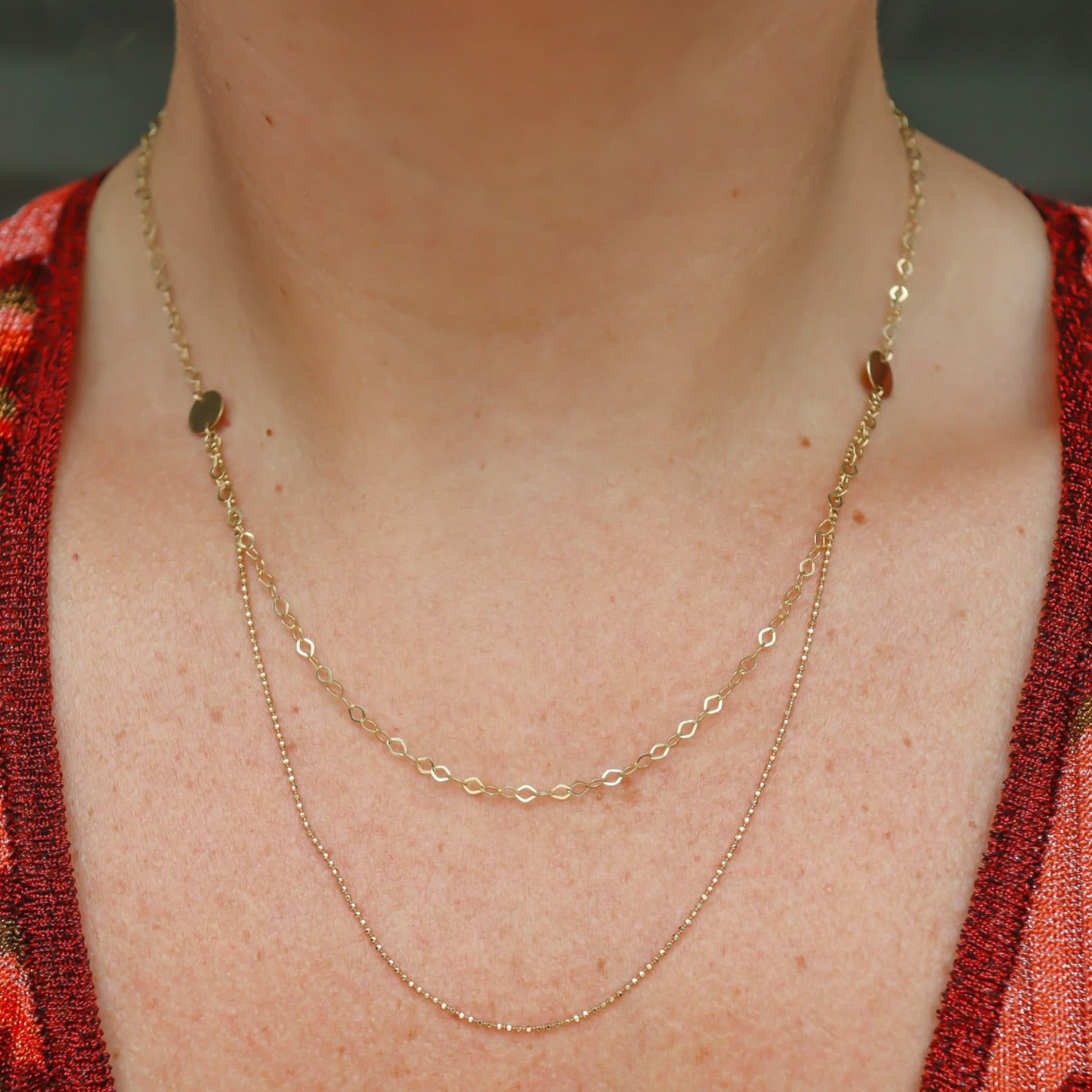 Double Chain Necklace