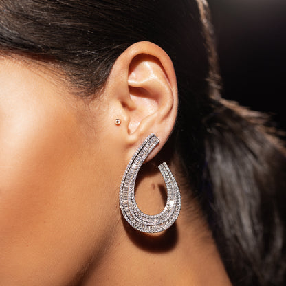Diamond Garland Earring