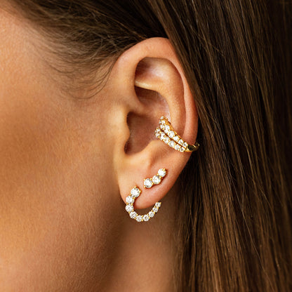 Horseshoe Diamond Earrings