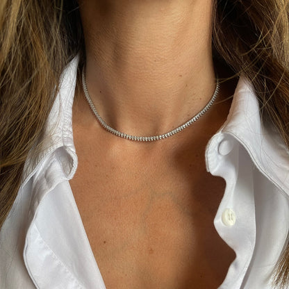 Lorena Diamond Tennis Necklace